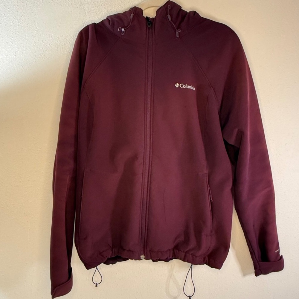Columbia Burgundy Hooded Jacket